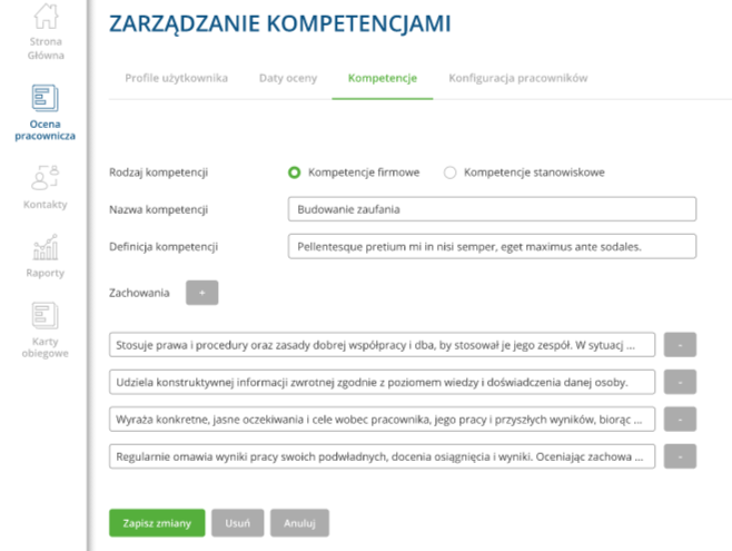 model kompetencji