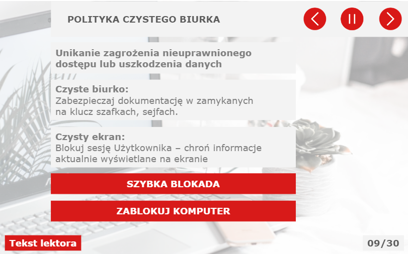 przykład szkolenia